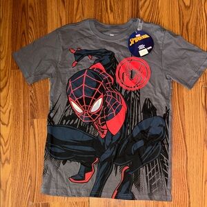 Marvel Gray T-Shirt with Red Spider-Man Design